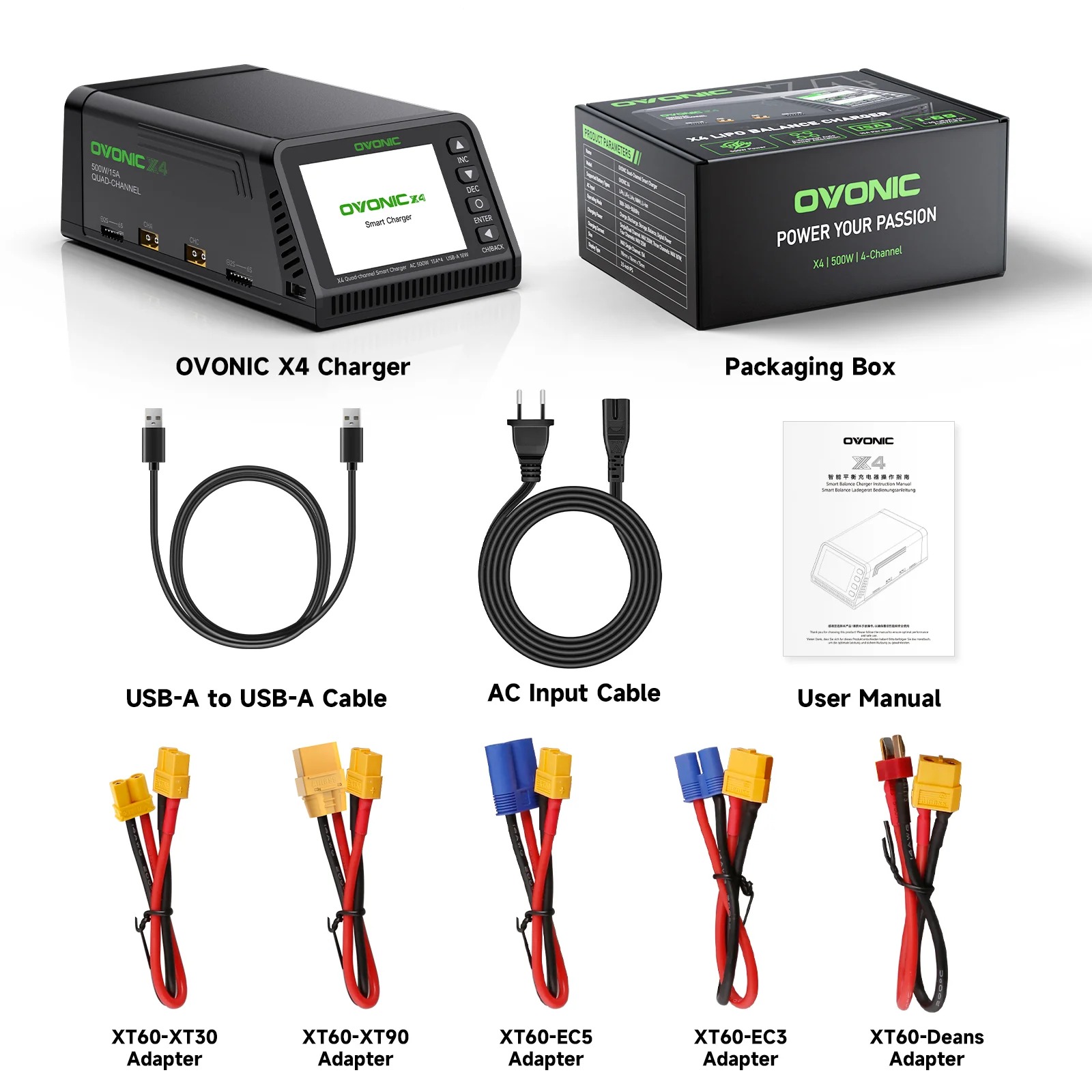 Ovonic X4 AC500W 4 Channel Sma - Toolkitrc M6Dac Smart Charger ulasan dan harga