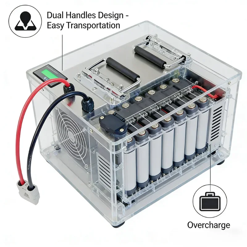 12V 24V 48V LiFePO4 Battery 10 - Lifepo4 12V 100Ah Bms Bluetooth ulasan dan harga